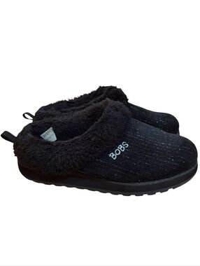 BOBS From Skechers Keepsakes Sparkle Slipper Scuffs In Black